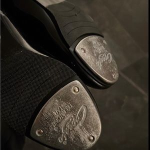 Tap shoes dance patent leather shoe